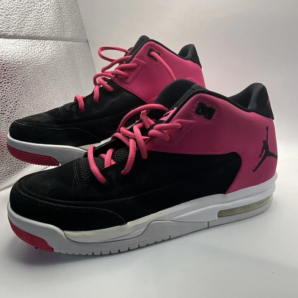 Jordan Flight‎ Origin 3 Black Pink Unisex Kids Sneakers 8.5Y
